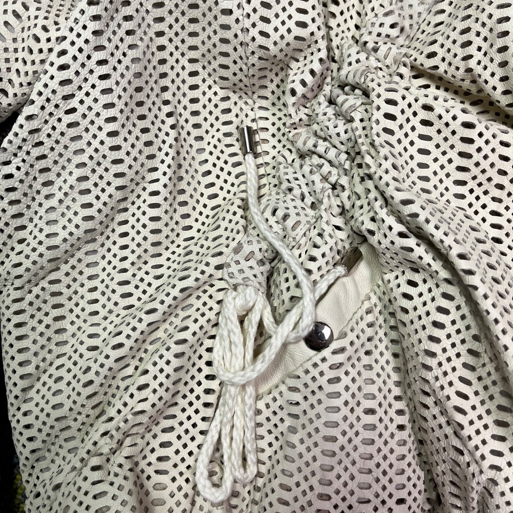 Etcetera Leather Jacket Size 8 - image 3